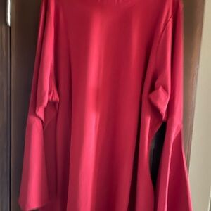 Red Midi Dress with 7’s Vibe. Just in time for Christmas.